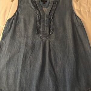 Talbots Blue Sleeveless Top